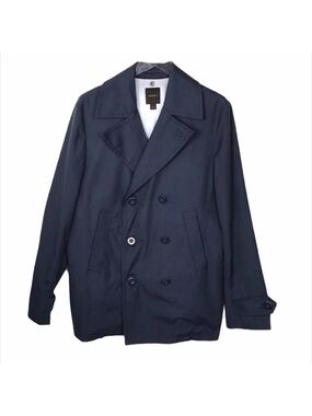 Express Men’s Blue Nylon Peacoat Size M